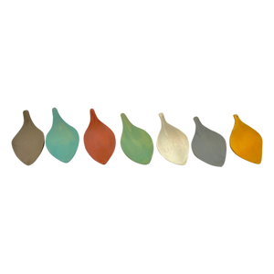 Papoose Toys Papoose Toys Mini Earth Leaf Bowls 7pc