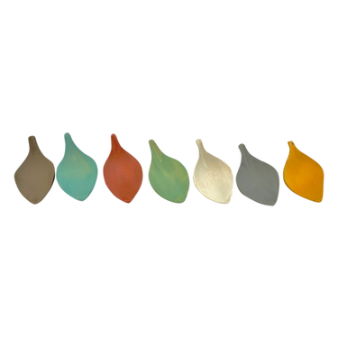 Papoose Toys Papoose Toys Mini Earth Leaf Bowls 7pc
