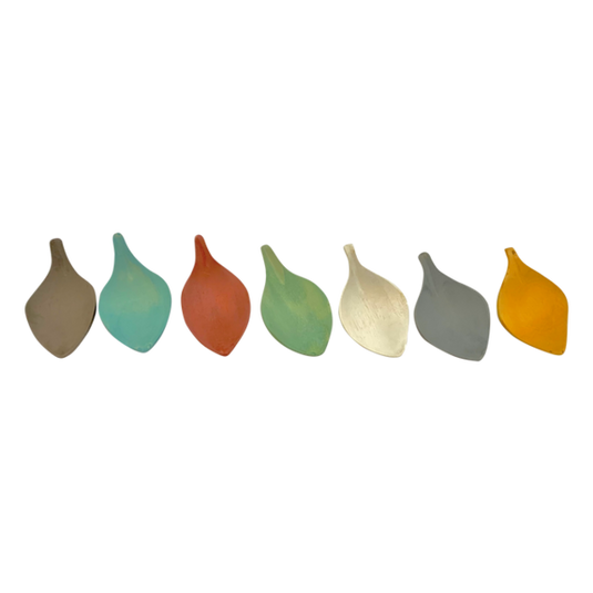 Papoose Toys Papoose Toys Mini Earth Leaf Bowls 7pc