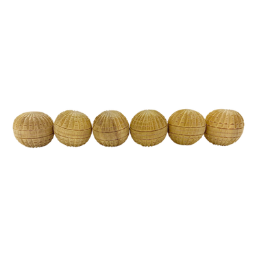 Papoose Toys Papoose Toys Mini Natural Acorn Balls 6pc