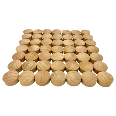 Papoose Toys Papoose Toys Mini Natural Convex 49pc