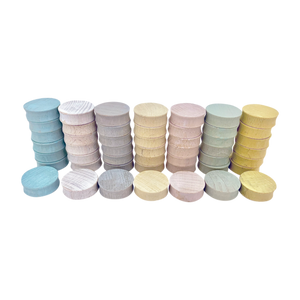 Papoose Toys Papoose Toys Mini Pastel Concave 4cm 49pc