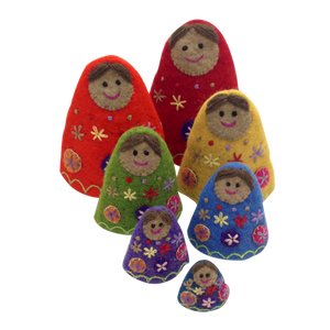 Papoose Toys Papoose Toys Rainbow Babushkas 7
