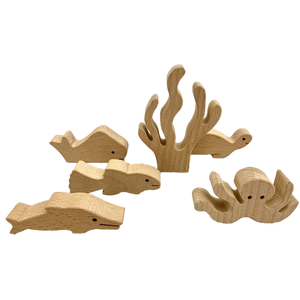 Papoose Toys Papoose Toys Sea story 6pcs