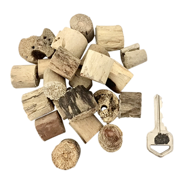 Papoose Toys Papoose Toys Short round Driftwood 20pc