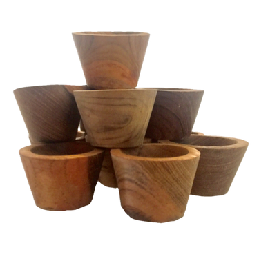 Papoose Toys Papoose Toys Small Bowls Natural 12pc