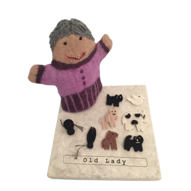 Papoose Toys Papoose Toys Story Puppet Old Lady Swallow