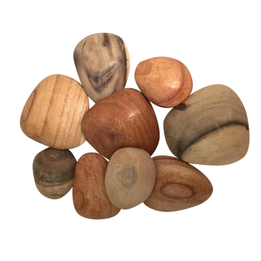 Papoose Toys Papoose Toys Wood Pebbles 9pc