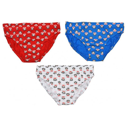 Paul frank Ondergoed junior rood blauw wit 3 stuks mt 6 8 jaar