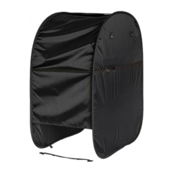 Load image into Gallery viewer, Perel Beschermhoes 170 cm polyester zwart
