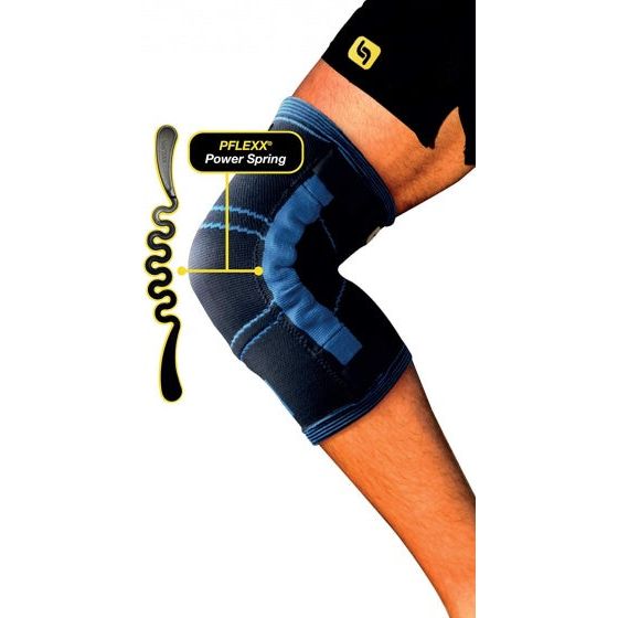 Load image into Gallery viewer, Pflexx Kniebandage Compression unisex blauw per set maat XS
