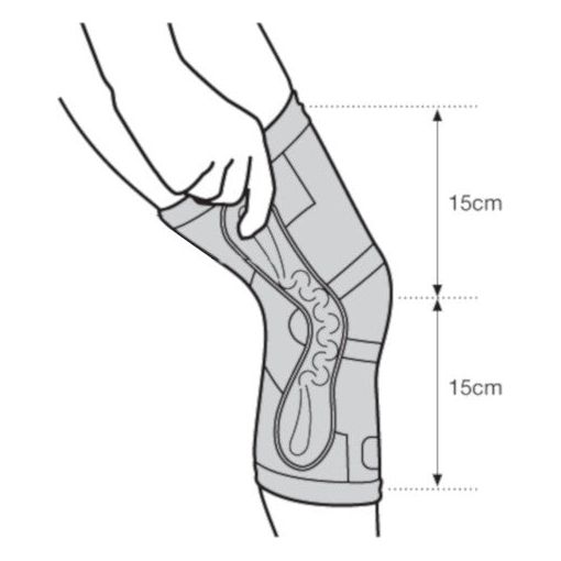 Load image into Gallery viewer, Pflexx Kniebandage Compression unisex blauw per set maat XS
