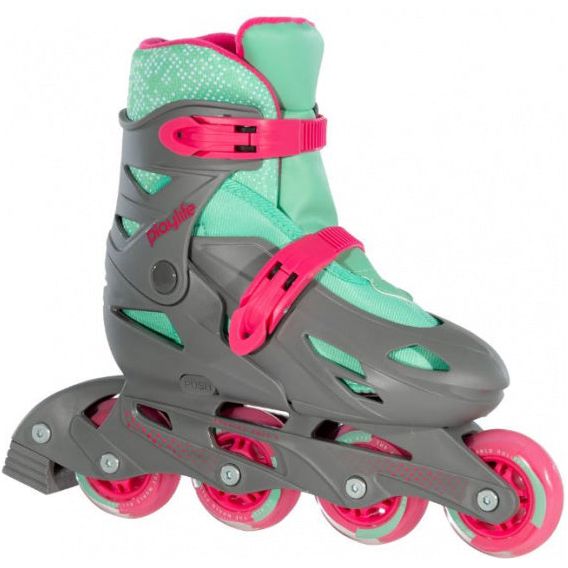 Load image into Gallery viewer, Playlife Inline skates Riddler hardboot 82A grijs maat 27-30
