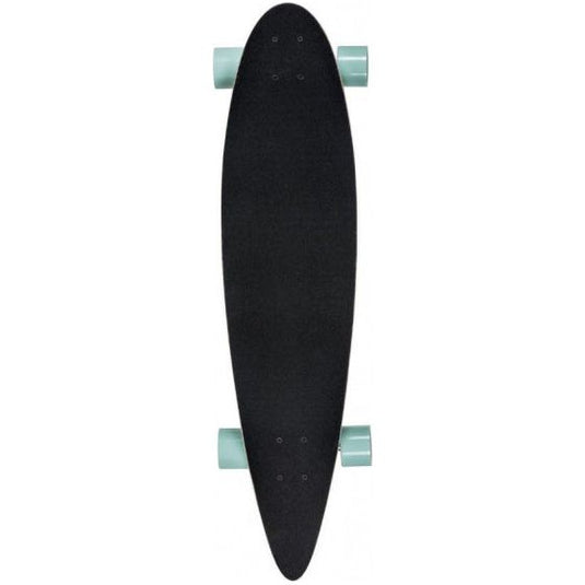 Playlife Longboard 97 x 23 cm hout zwart blauw
