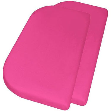 Playshoes Hoeslaken junior 81 x 42 + 10 cm katoen roze 2 stuks