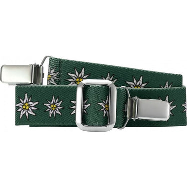 Playshoes Riem elastisch met clip groen bloemen junior maat 2