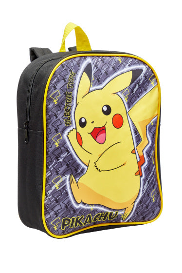 Load image into Gallery viewer, Pokémon Pikachu Kinderrugzak Jongens 31 x 25 cm 5L Zwart Geel
