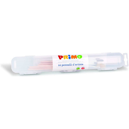 Primo Kwastenset junior 22 cm hout naturel 11-delig