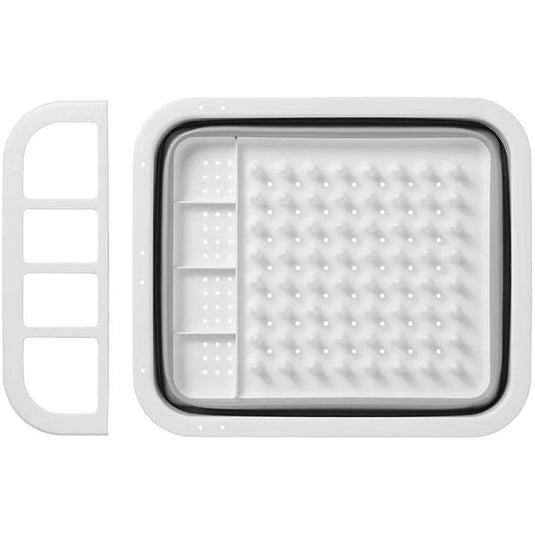 Proplus Afdruiprek opvouwbaar 31,5 x 36,5 x 13 cm grijs wit