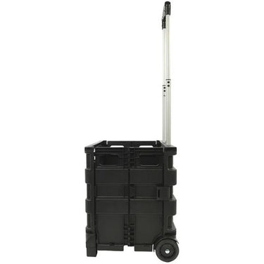 Proplus Bagagetrolley met inklapbare krat 40 liter 25 kg zwart