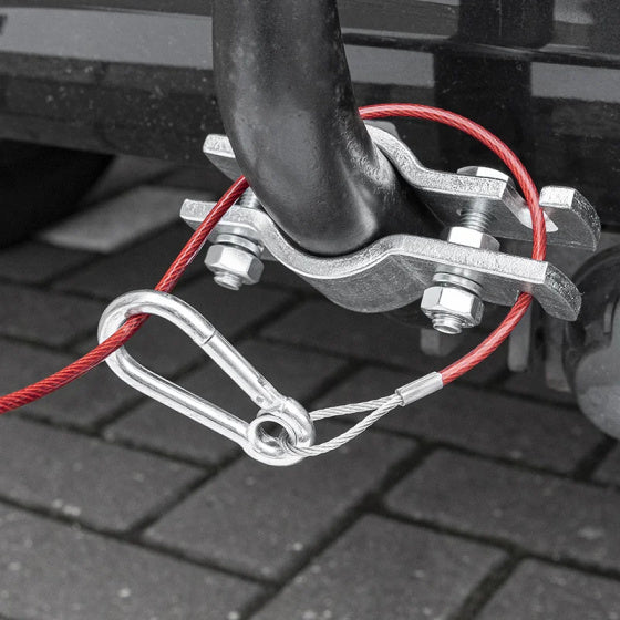 Load image into Gallery viewer, Proplus Breekkabel voor oplooprem 100 cm rood met gaffel
