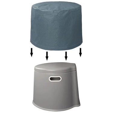 Proplus Hoes voor draagbaar toilet donkergrijs