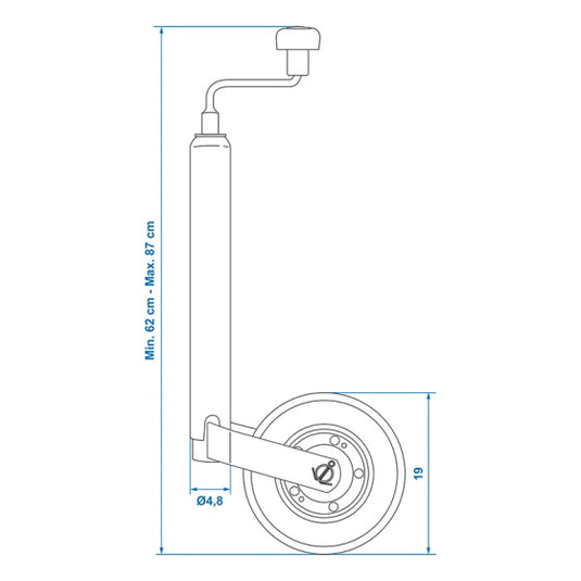 Proplus Neuswiel 48 mm rubberband 200 x 50 mm