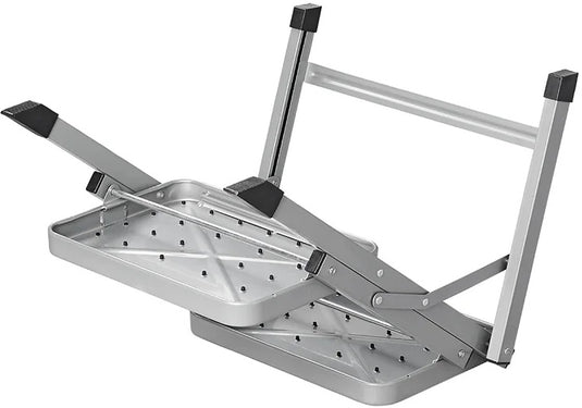 Proplus Opstapje vouwbaar 2 treden 59,5 x 49 x 39 cm grijs