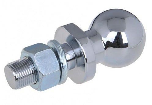 Load image into Gallery viewer, Proplus Trekhaakkogel 50 mm M22 recht staal zilver
