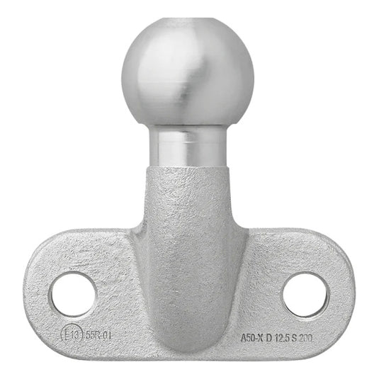 Proplus Trekhaakkogel haaks Ø50mm staal lang zilver