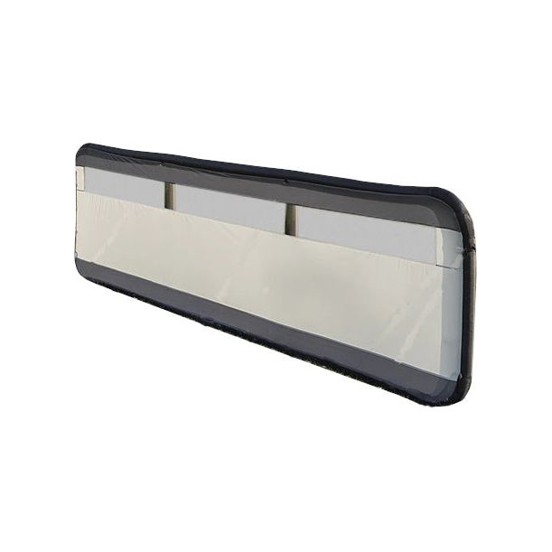 Load image into Gallery viewer, Proplus Windscherm opblaasbaar 480 x 140 cm lichtgrijs zwart
