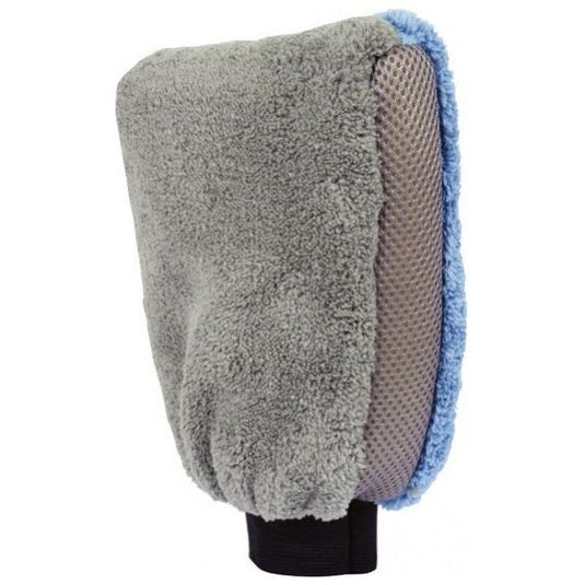 Protecton Washandschoen microvezel 27 x 18 x 4,5cm blauw grijs