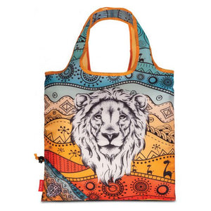 Punta Shopper leeuw 12 liter 38 x 38 cm polyester blauw rood