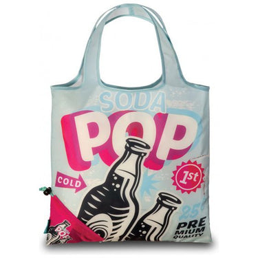 Punta Shopper Sodapop dames 12 liter polyester blauw roze