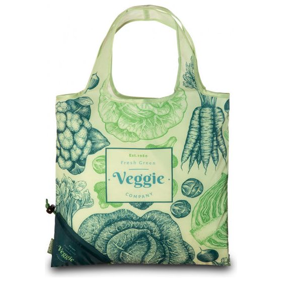 shopper Veggie dames 22 liter polyester groen