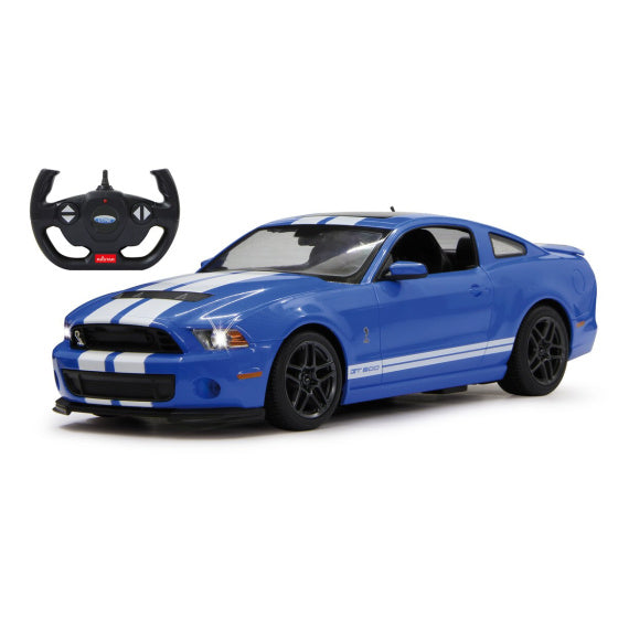 Load image into Gallery viewer, Rastar RC Ford Shelby GT500 27 MHz 1:14 blauw

