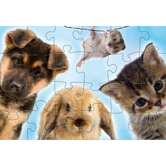 Rebo Productions Babydieren legpuzzel junior 24 24 stukjes