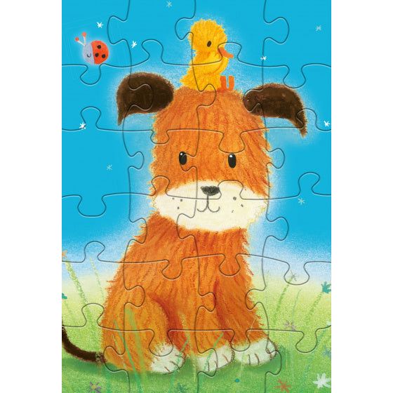Load image into Gallery viewer, Rebo Productions Hond Eendje legpuzzel junior 24 24 stukjes
