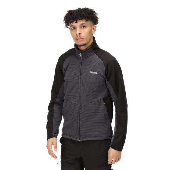 Load image into Gallery viewer, Regatta Highton III outdoorjack heren donkergrijs zwart maat XL
