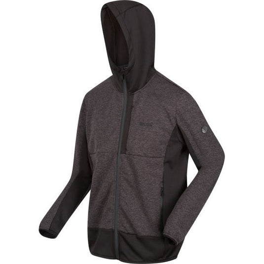 Regatta Bresdon softshelljas heren zwart grijs maat XL