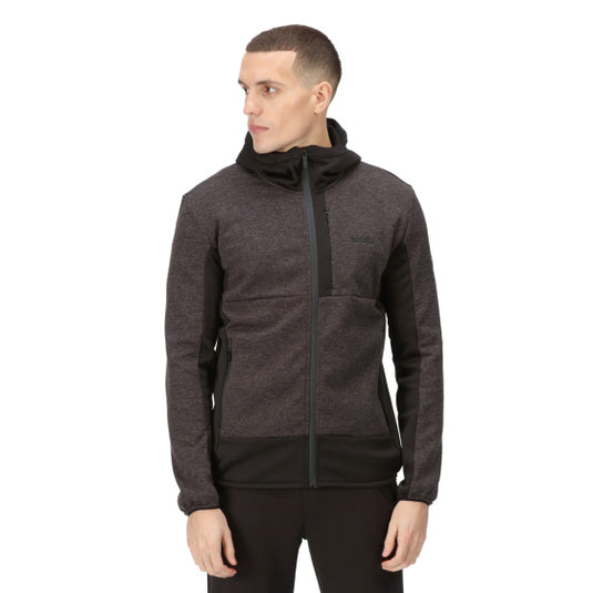 Regatta Bresdon softshelljas heren zwart grijs maat XL