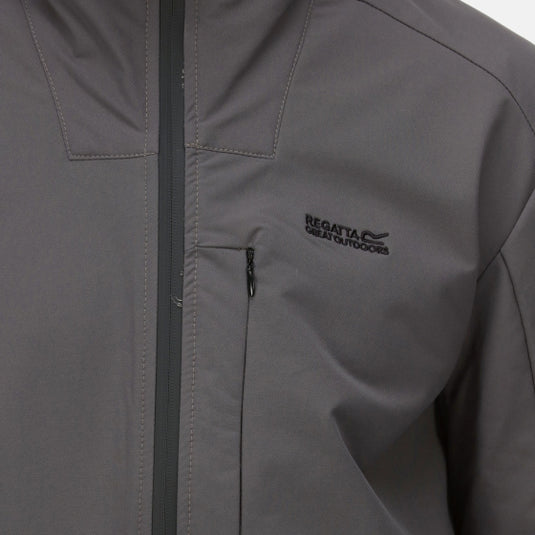 Regatta Overmoor softshelljas heren donkergrijs maat 3XL