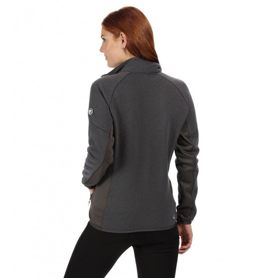 Load image into Gallery viewer, Regatta Outdoorvest Kestor dames wol polyester grijs maat XXS
