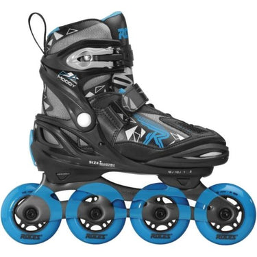 Roces Inline skates Moody Tif 82A zwart blauw maat 30-35
