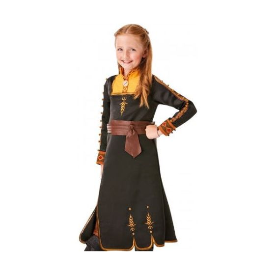 Load image into Gallery viewer, Rubie's Anna Frozen II verkleedpak paars 4-delig mt 116
