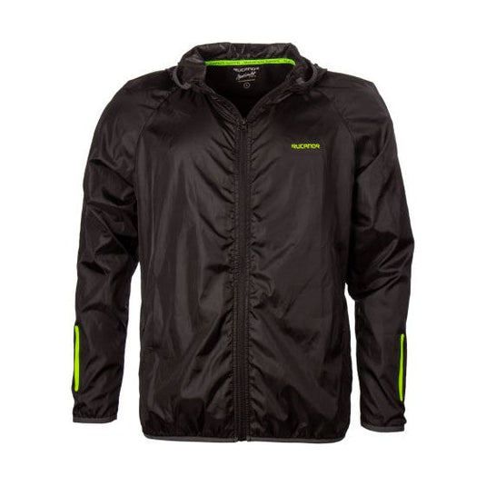 Rucanor Dylan running jacket heren zwart maat M