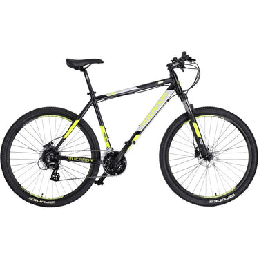 Rucanor Lux 27.5 Inch 46 cm Heren 24V Hydraulische schijfrem Zwart Geel