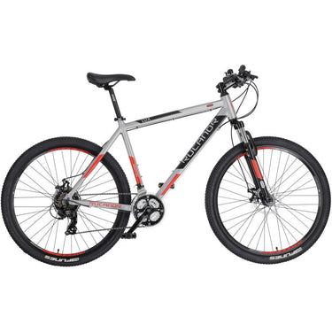 Rucanor Lux 27.5 Inch 51 cm Heren 21V Mechanische schijfrem Zilver Rood