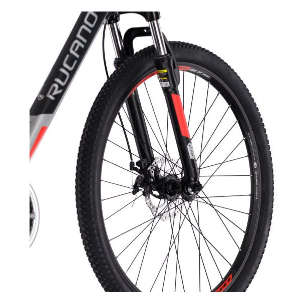 Load image into Gallery viewer, Rucanor Lux 27.5 Inch 51 cm Heren 21V Mechanische schijfrem Zilver Rood
