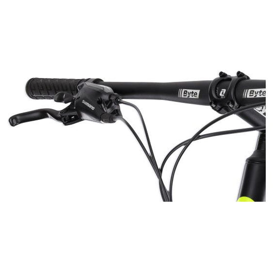 Rucanor Lux 27.5 Inch 51 cm Heren 24V Hydraulische schijfrem Zwart Geel